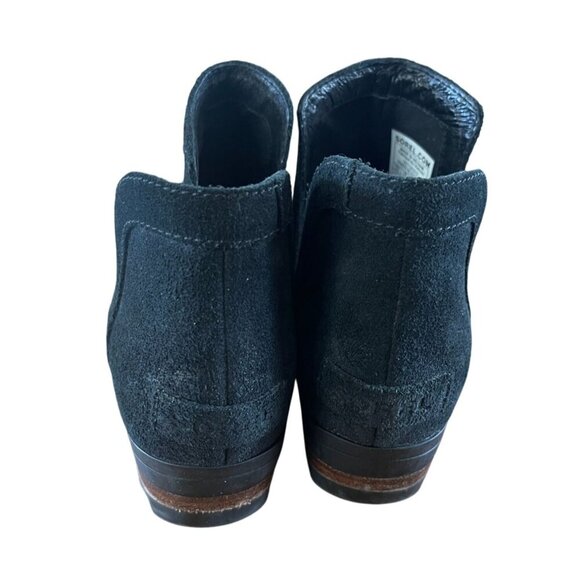 Sorel Lolla Cut Out Women's Black Suede Pull-on Ankle Boots Size 6.5 - Picture 2 of 8
